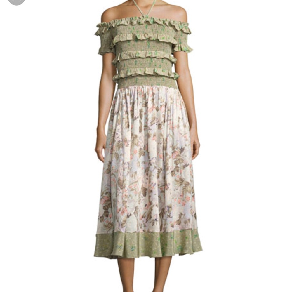 EUC Rebecca Taylor Prairie dress Size 6 100% Silk.